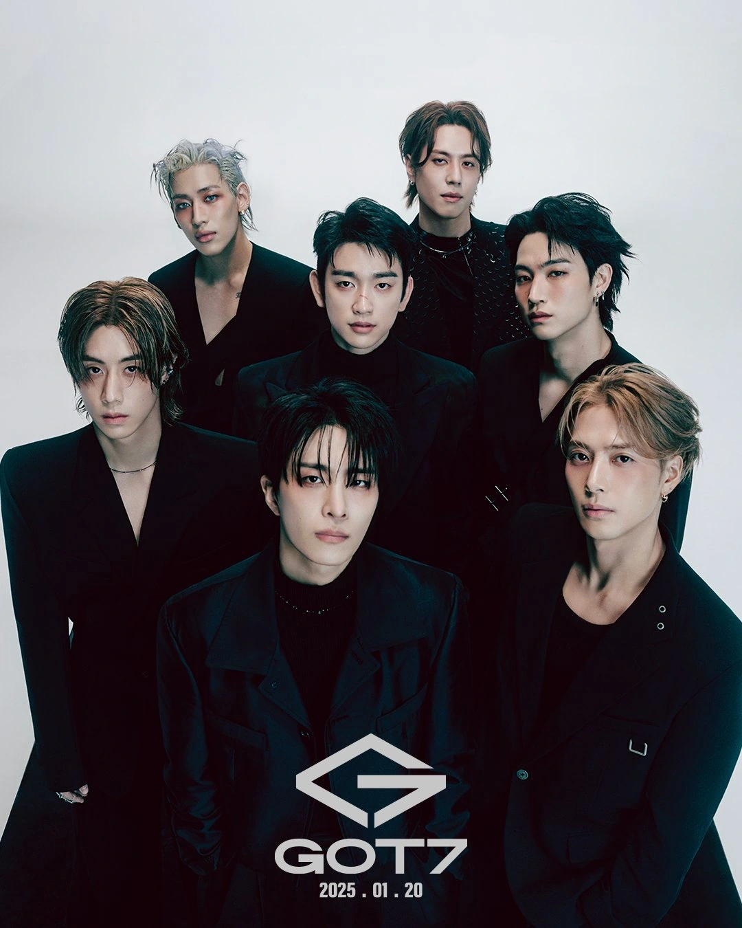 GOT7 group photo, Winter Heptagon era